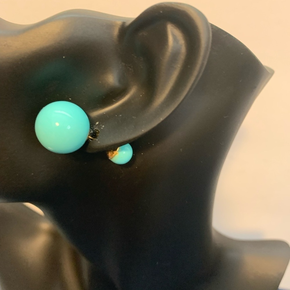 2/$13 Turquoise Blue Stud Earrings